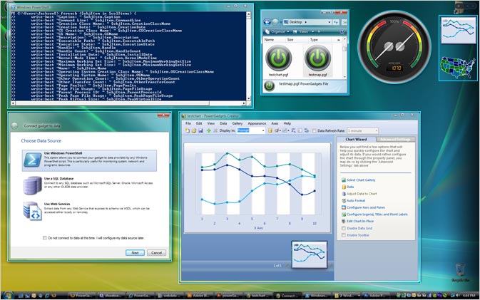 PowerGadgets Screenshot